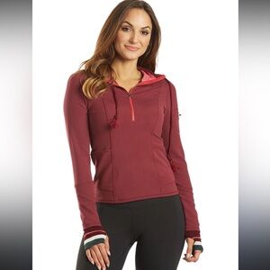 Fp movement by free people Burgundy Half-Zip Hoodie